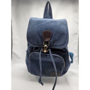 Denim/canvas Backpack